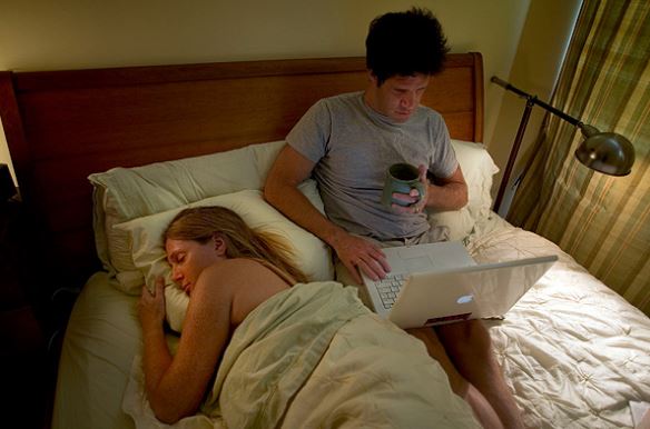 uso de aparatos electronicos antes de dormir
