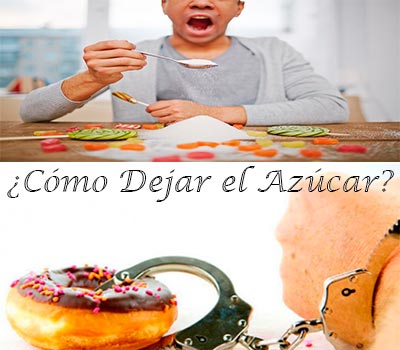 una persona comiendo azucar compulsivamente y otra atada a un donut